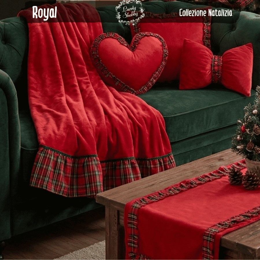 Cuscino arredo cuore Royal Velvet