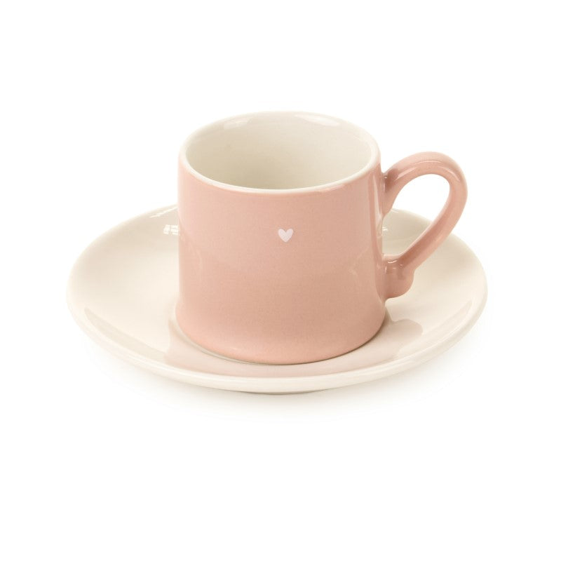 Set 2 tazzine da caffè - La Vie en Rose - Nuvole di Stoffa