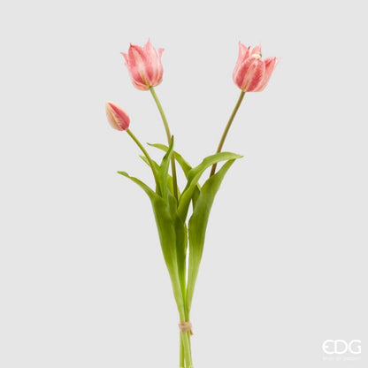 Mazzo di tulipani aperti artificiali