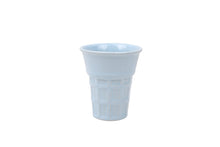 Coppa per gelato in ceramica azzurra