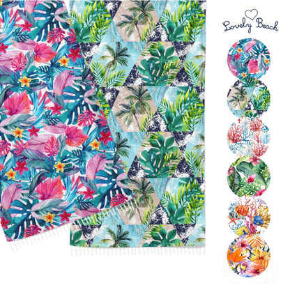 Telo mare Fouta tropicana