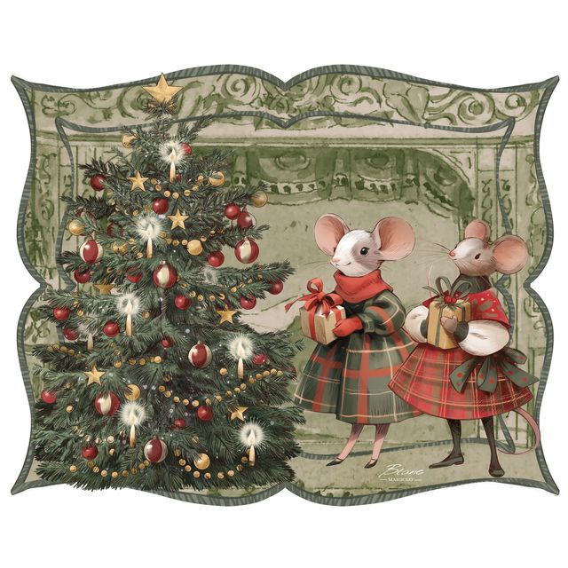Tovaglietta sagomata in vinile Favole di Natale