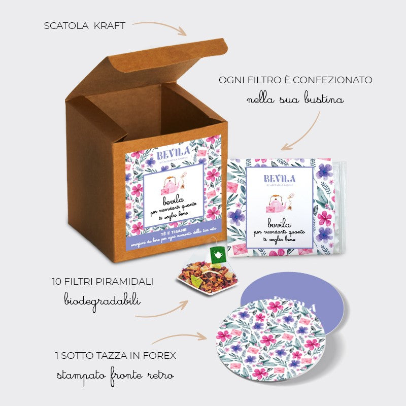 Tisana BEVILA TI VOGLIO BENE - Accendila Candle