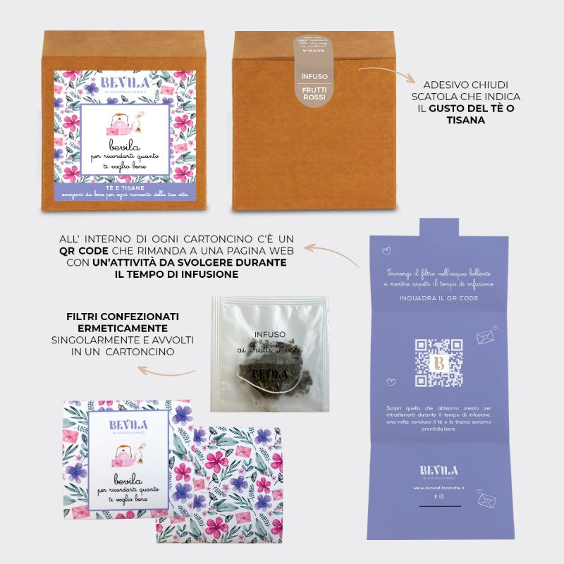 Tisana BEVILA TI VOGLIO BENE - Accendila Candle