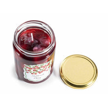 Candela profumata in gel effetto barattolo di marmellata