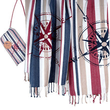 Coprilettino fouta con cuscino Compass