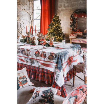 Tovaglia in cotone 150x220cm Favola di Natale
