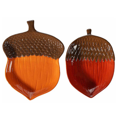 Piattino in ceramica Ghianda