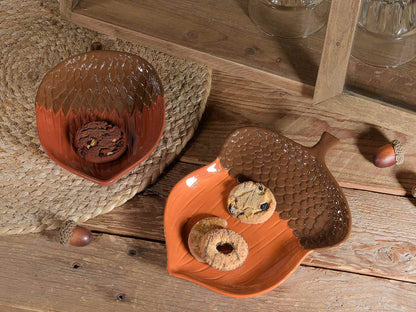 Piattino in ceramica Ghianda