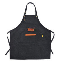 Grembiule denim nero