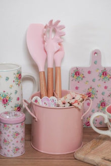 Pennellino in silicone rosa