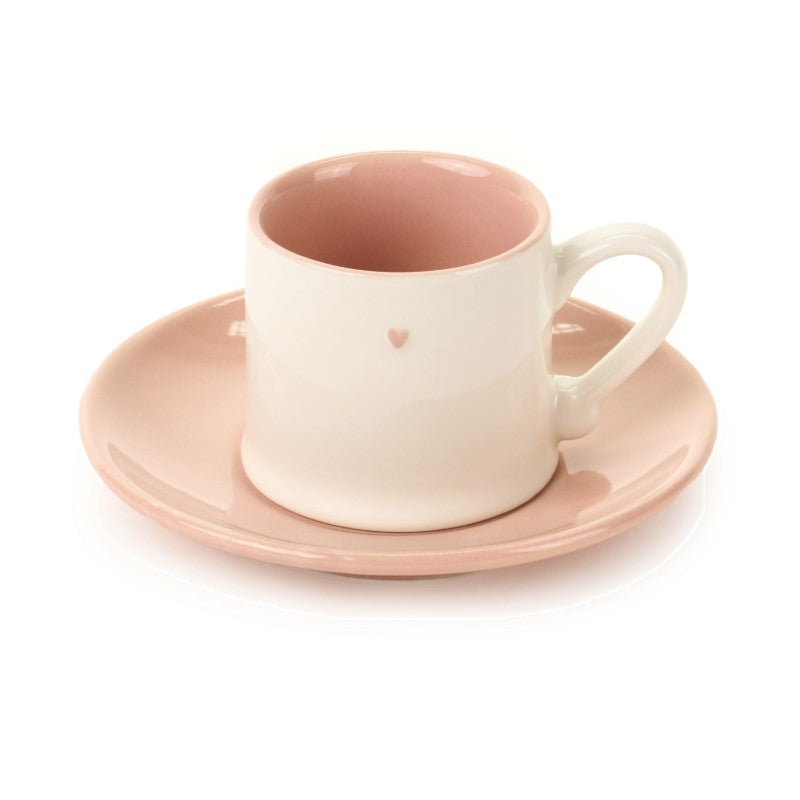 Set 2 tazzine da caffè - La Vie en Rose - Nuvole di Stoffa