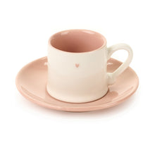 Set 2 tazzine da caffè - La Vie en Rose - Nuvole di Stoffa