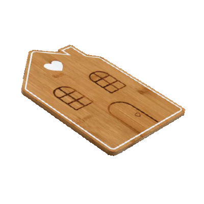 Tagliere in legno Casetta