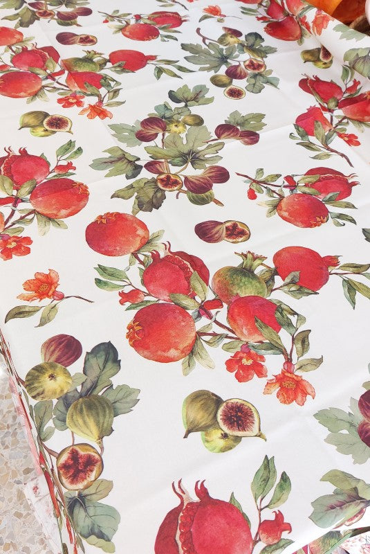 Tovaglia antimacchia 150x230cm Melograno