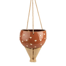 Vaso da appendere in ceramica